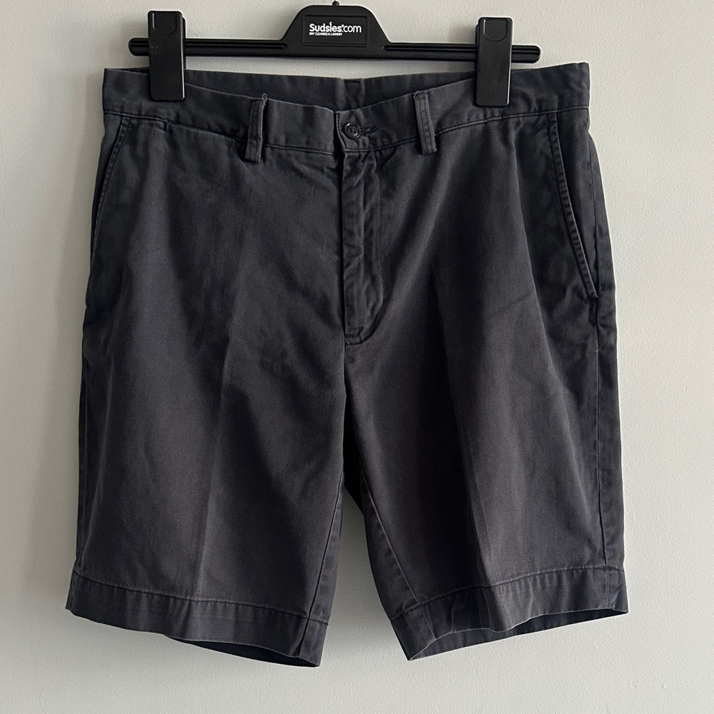 Polo Ralph Lauren Blue Flat Front Shorts Size 33 Great Condition